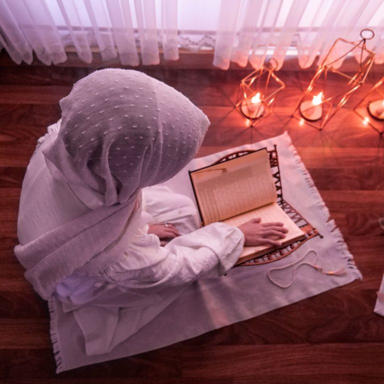 Girl Reading Quran