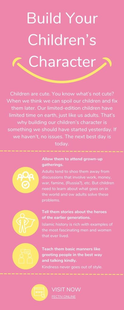 Infographic build your child's character