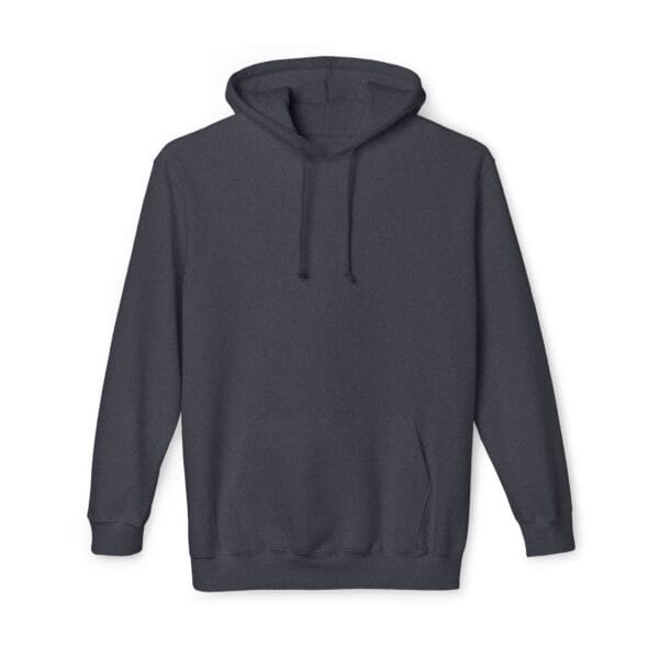 Hijabi hoodie charcoal heather front view