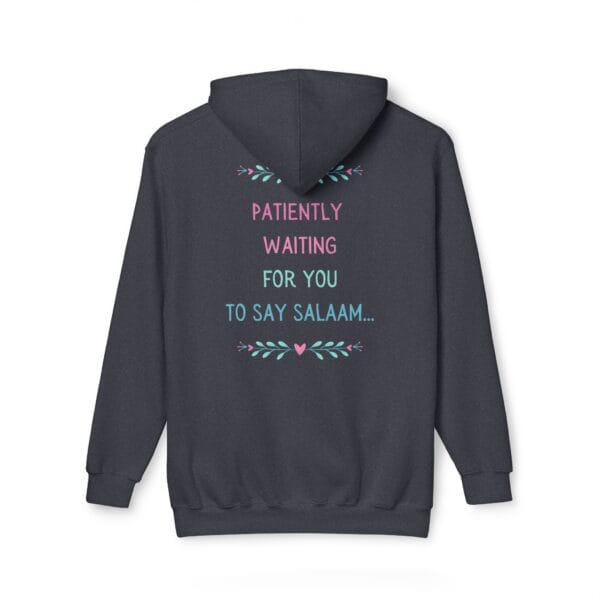Hijabi hoodie back view