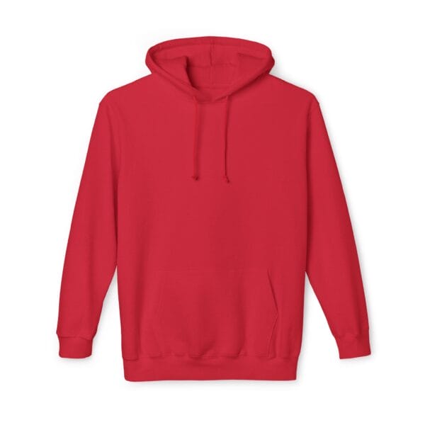 Hijabi hoodie, plain front red