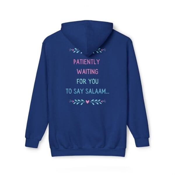 Hijabi hoodie back view