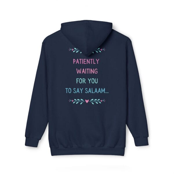 Hijabi hoodie, best hijab hoodie because its navy and the design stands out